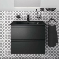 Mobilier pentru lavoar Ideal Standard, Tesi 60 cm, negru mat
